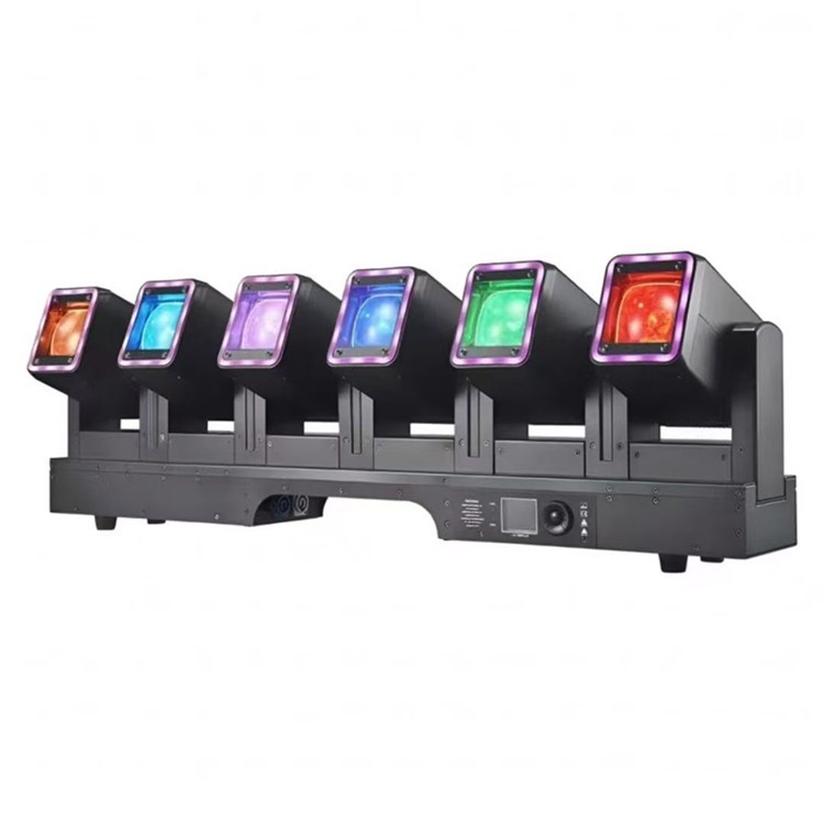 6x60W LED Moving Head Beam Wash Light